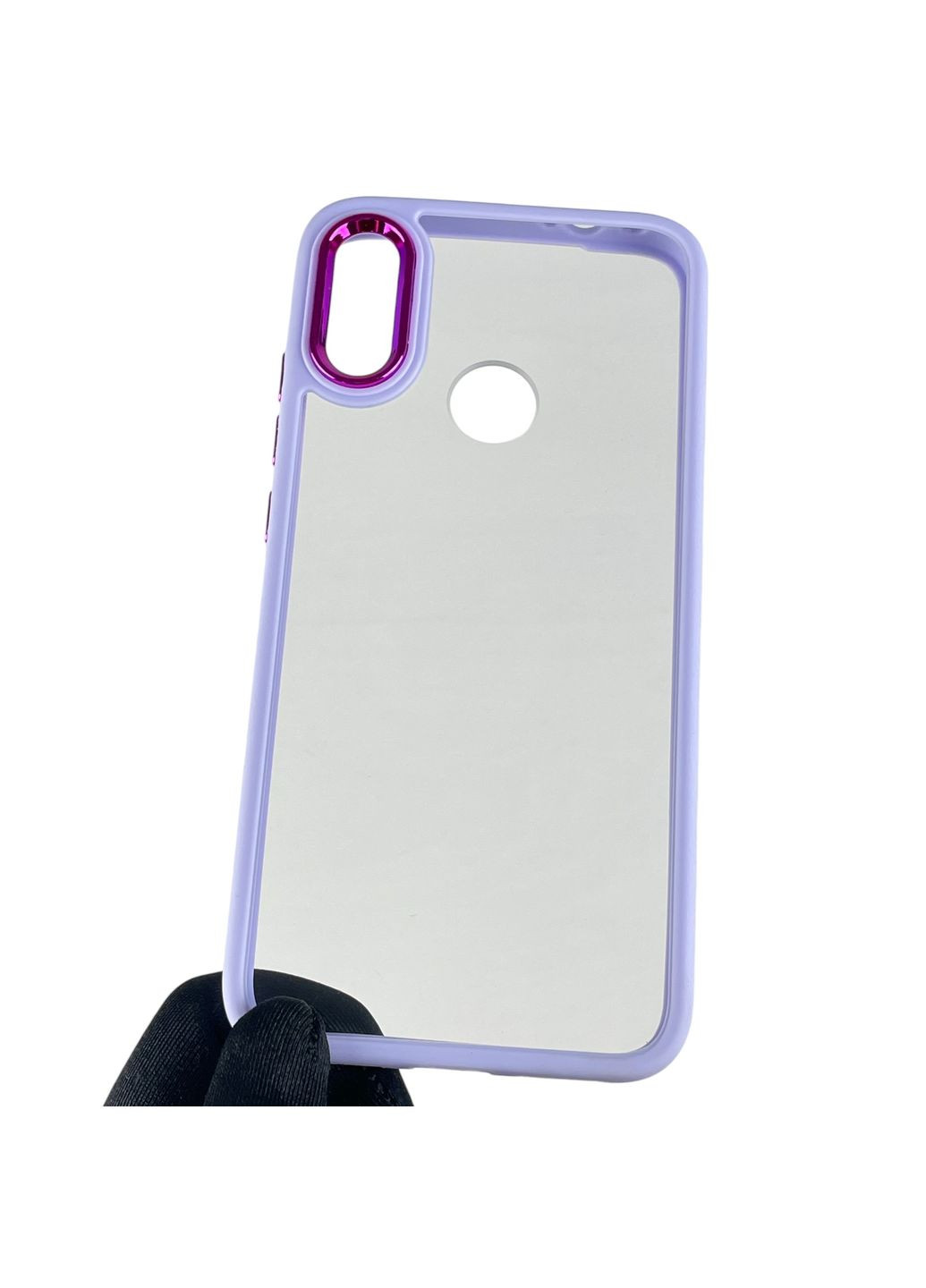 Чехол для Redmi Note 7 Pro с цветными высокими бортами на редми нот 7 про сиреневый Xiaomi (366021171)