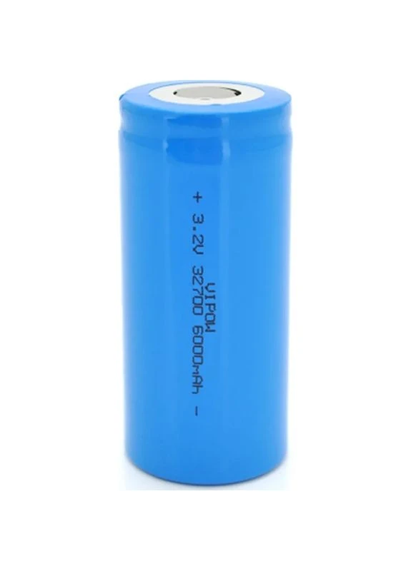 Акумулятор 32700 6000mAh, LiFePO4, FlatTop, 3.2V, Blue (IFR32700-6000mAhFT / 31076) Vipow (400485735)