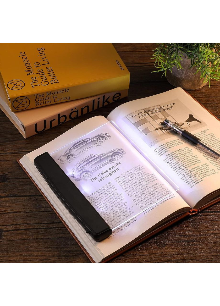 Світлодіодна лампа світильник для читання книг у темряві Black No Brand (365721568)