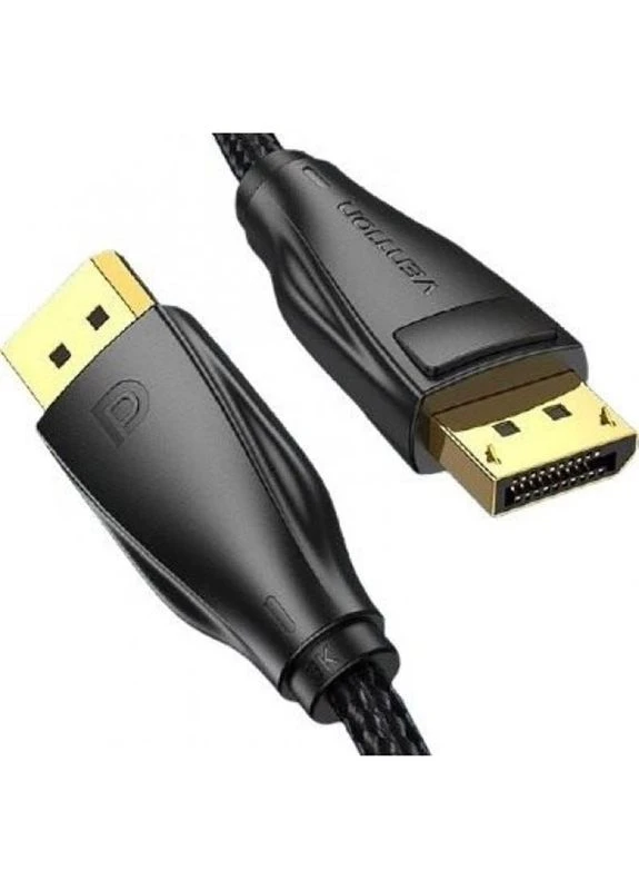 Кабель DisplayPort - DisplayPort V1.4 (M/M), 10 м, Black (HCCBL), поддержка 4K, высокоскоростной Vention (354735903)