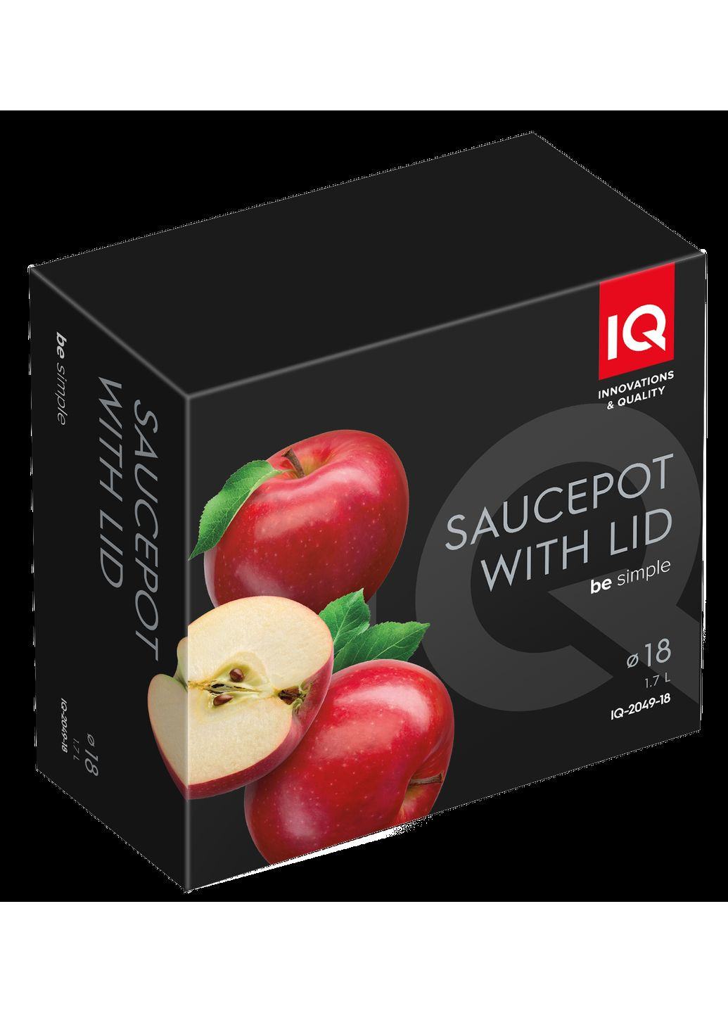 Каструля Be Simple (1.7 л) 18 см (6996309) IQ (316466202)