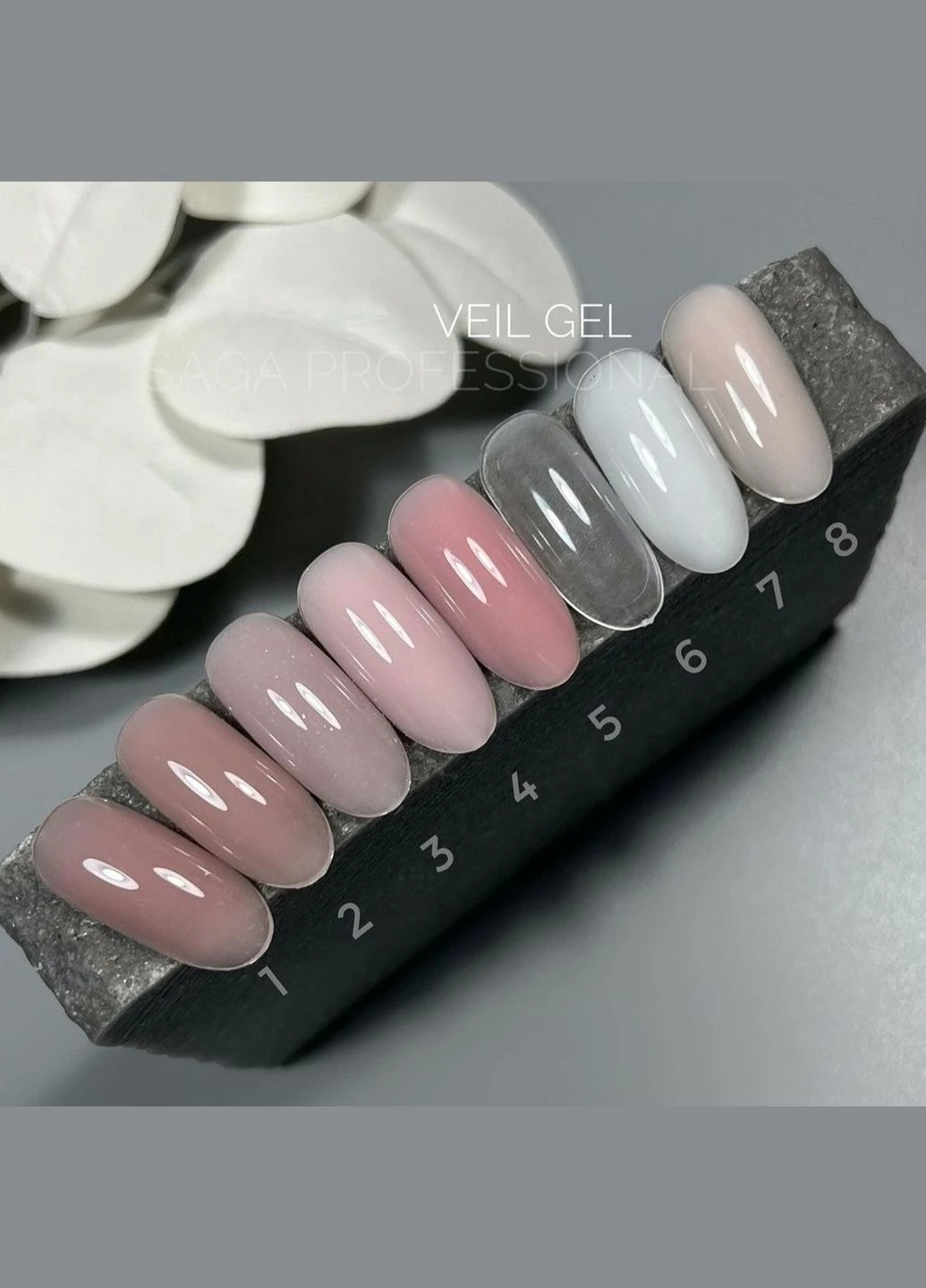Гель для нарощування Builder Veil Gel №08 30 мл (Бежево рожевий) Saga (377002531)