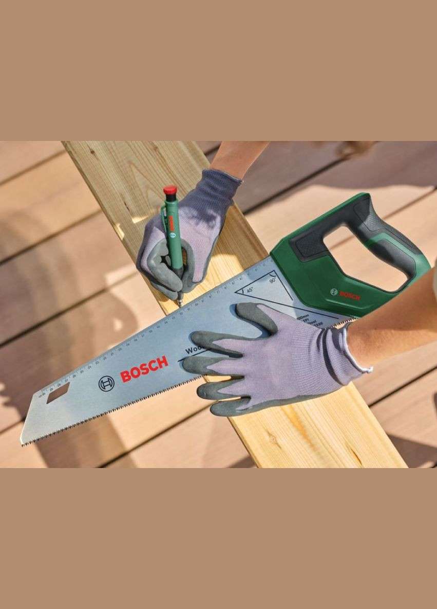 Ножовка (400 мм) универсальная ручная пила 11 TPI (26010) Bosch (334004200)