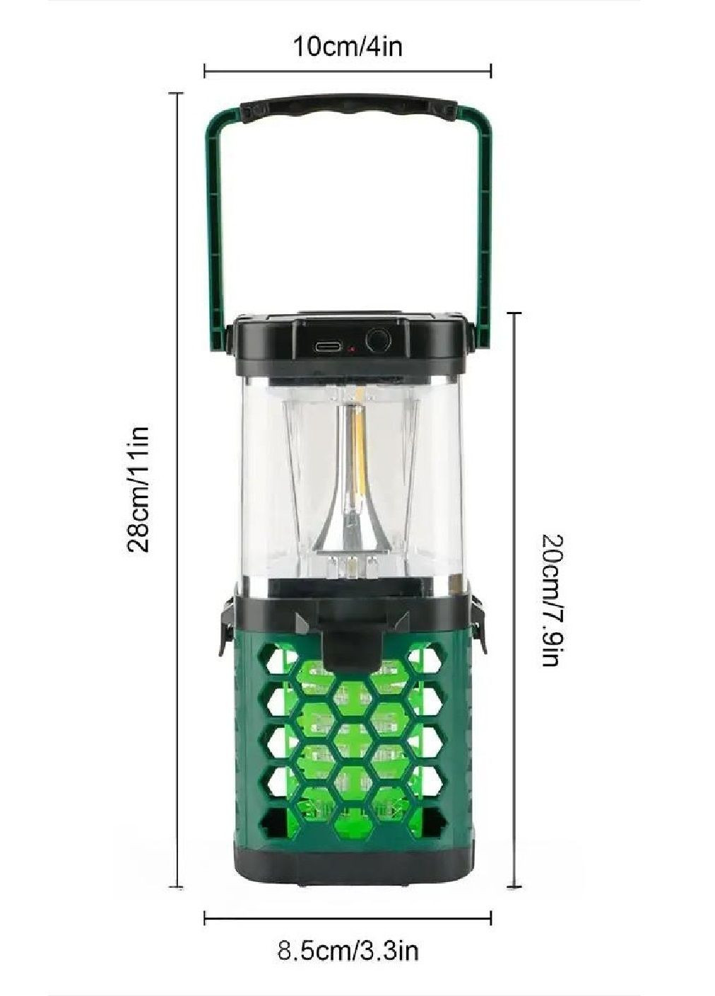 Ліхтар антимоскітний пристрій на акумуляторі з відлякувачем комах для кемпінгу походів туризму (476513-Prob) Unbranded (283323596)