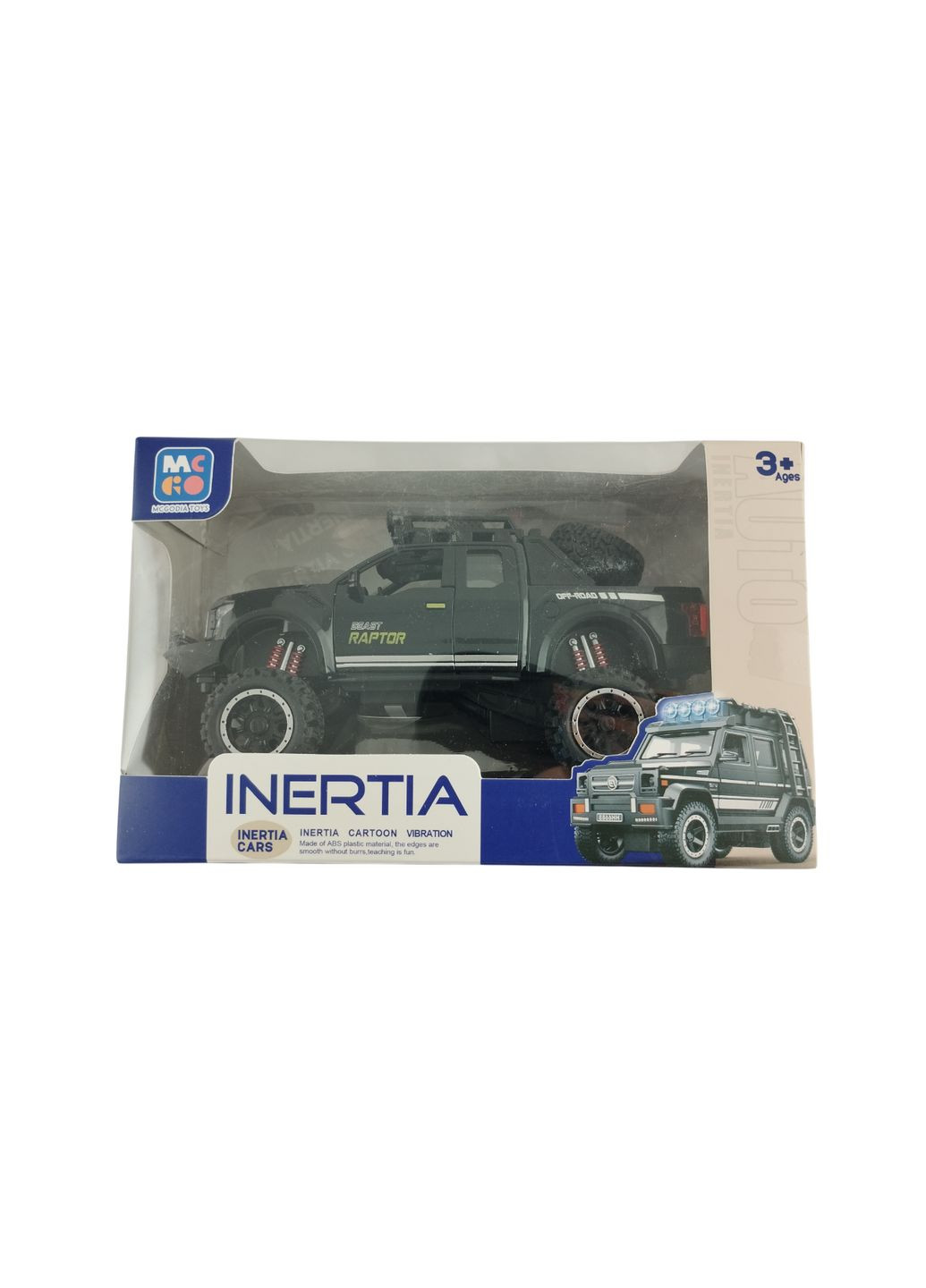 Іграшкова машинка Джип Чорний, світло звук (000015) Shantou (327106498)