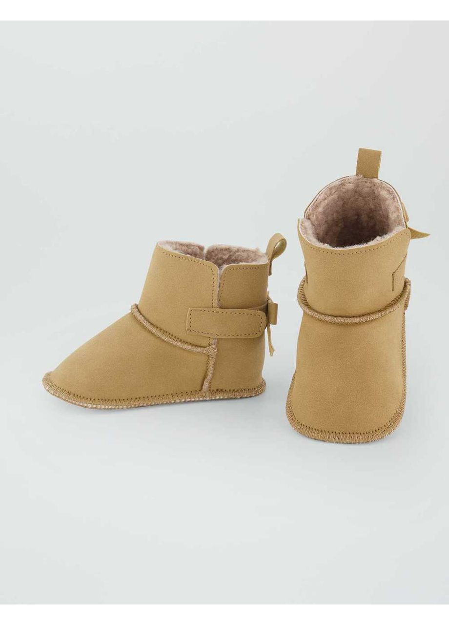 Бежевые пинетки,бежевый, Kiabi