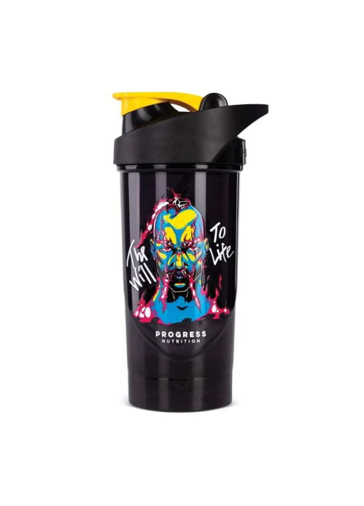 Шейкер “Cossack Free Mustache” The Will To Life 700 мл, Black Progress Nutrition (334706969)
