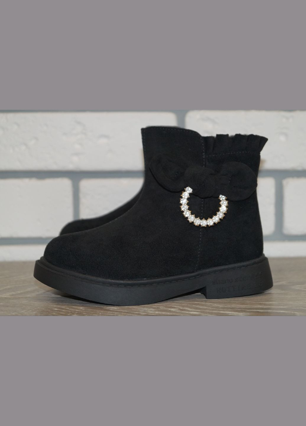 Черевики зимові для дівчинки чорні Lilin Shoes (301066753)