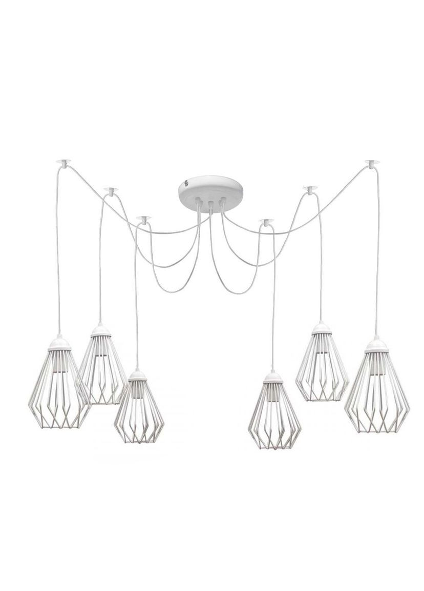 Люстра-павук на шість плафонів Silvia NL 05371-6 W MSK Electric (325882646)