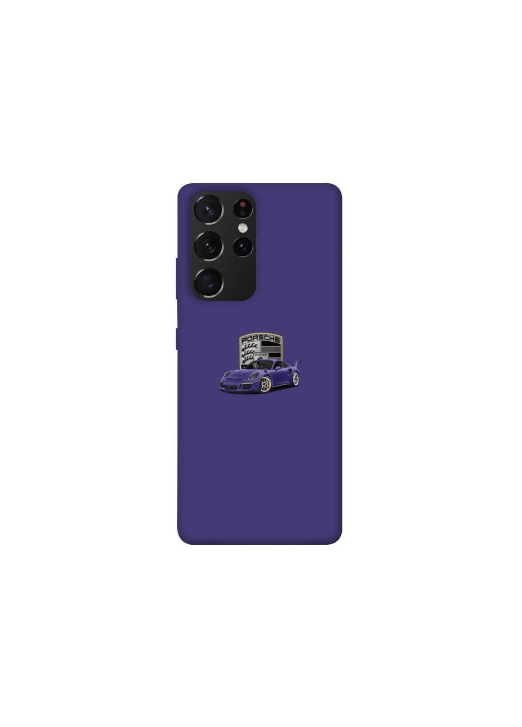 Чехол на Samsung Galaxy S21 Ultra Porsche purple Frontalka (353839526)