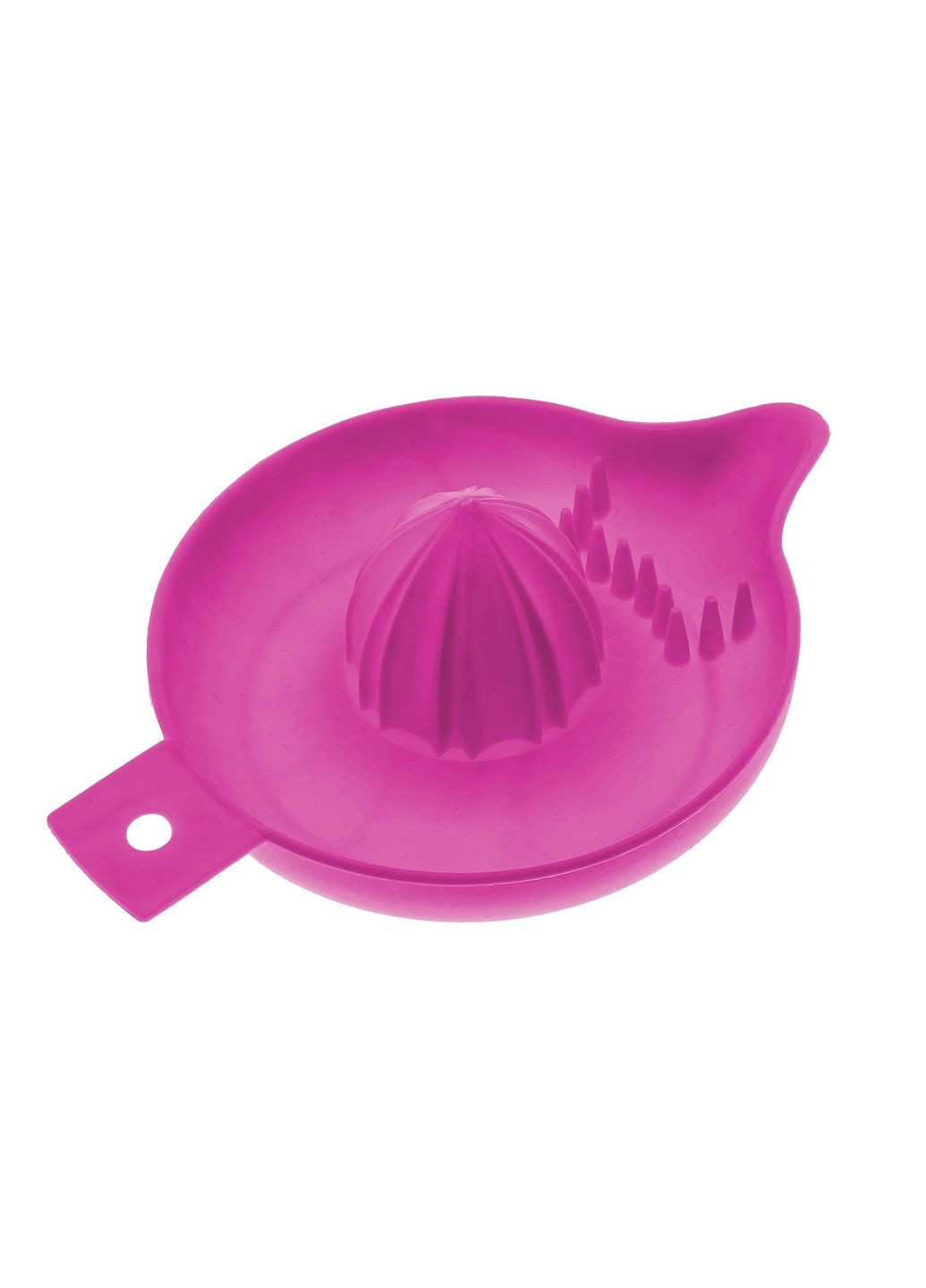 Прес соковитискач ручний для цитрусових 200 мл Темно-рожевий Kitchette (301037950)