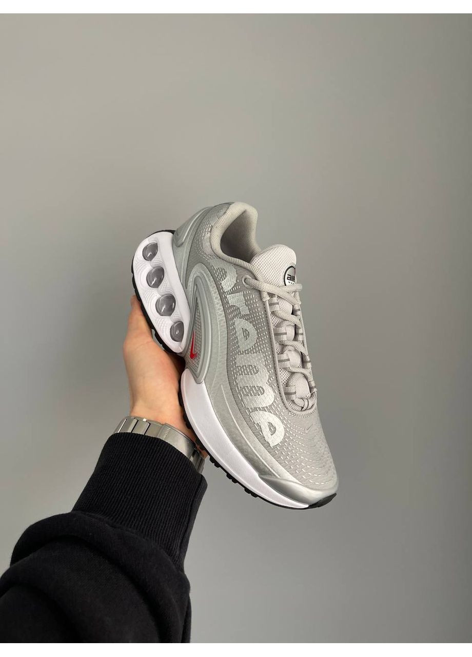 Срібні Осінні кросівки чоловічі і жіночі nike air max dn supreme silver bullet | найк аір макс супрім срібні No Brand