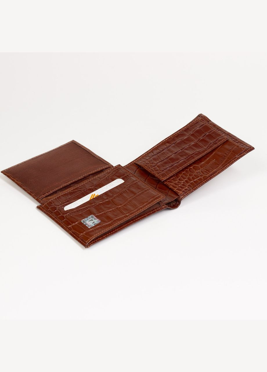 Чоловіче шкіряне портмоне 1013-4-2 коричневе Eminsa (276003344)