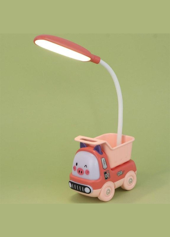 Настольная LED лампа-светильник "Поросенок-грузовик" с USB зарядкой No Brand (346440175)
