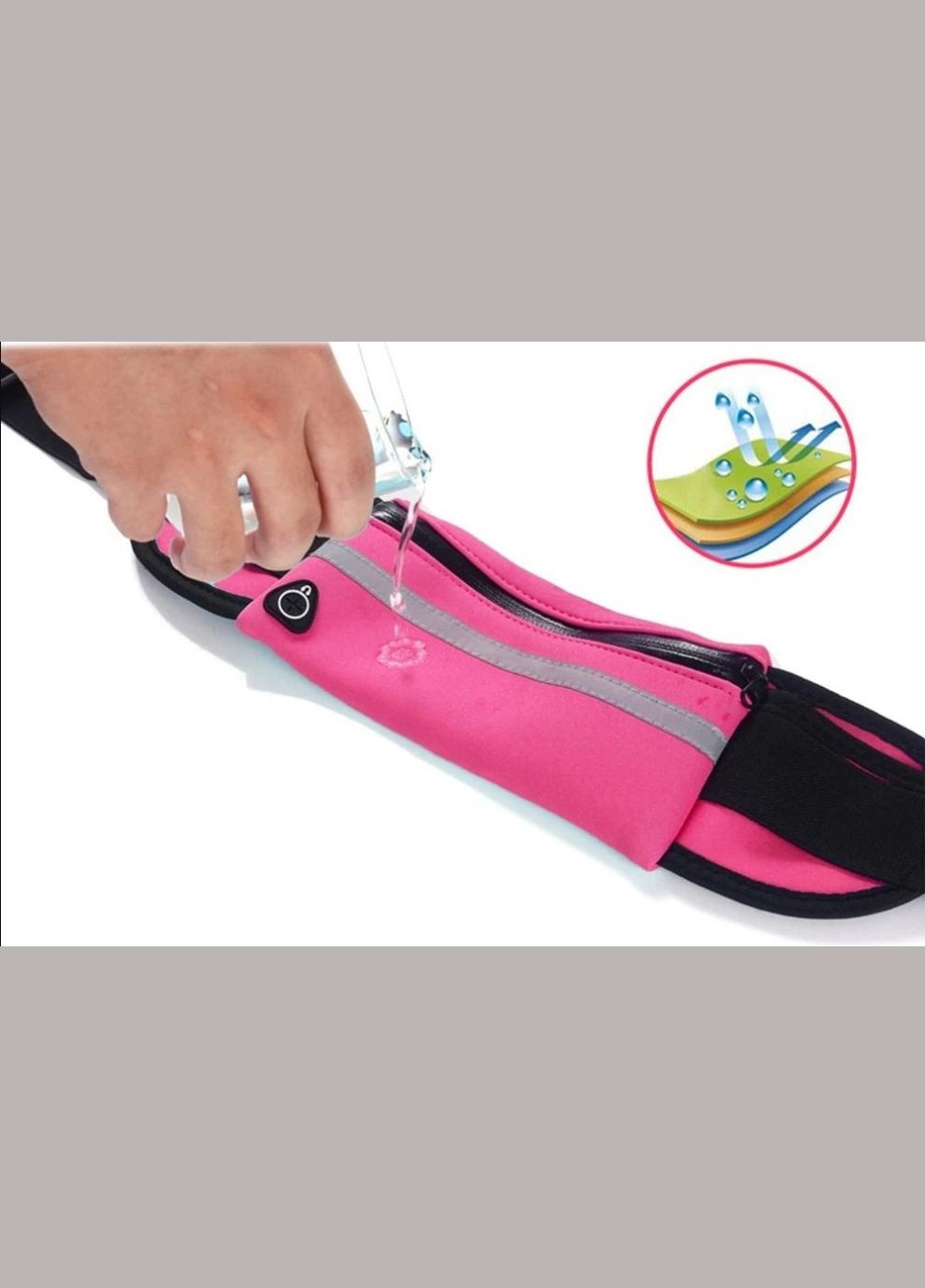 Сумка для бега Спортивная сумка на пояс RunningBag Влагостойкая (361572) No Brand (329444064)