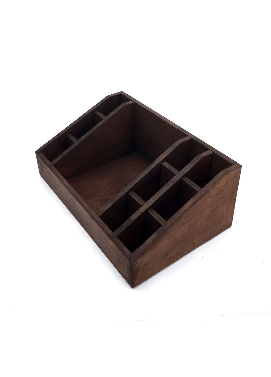 Органайзер для косметики з дерева Нітокрис капучино (ОДК-003209) No Brand (328081905)