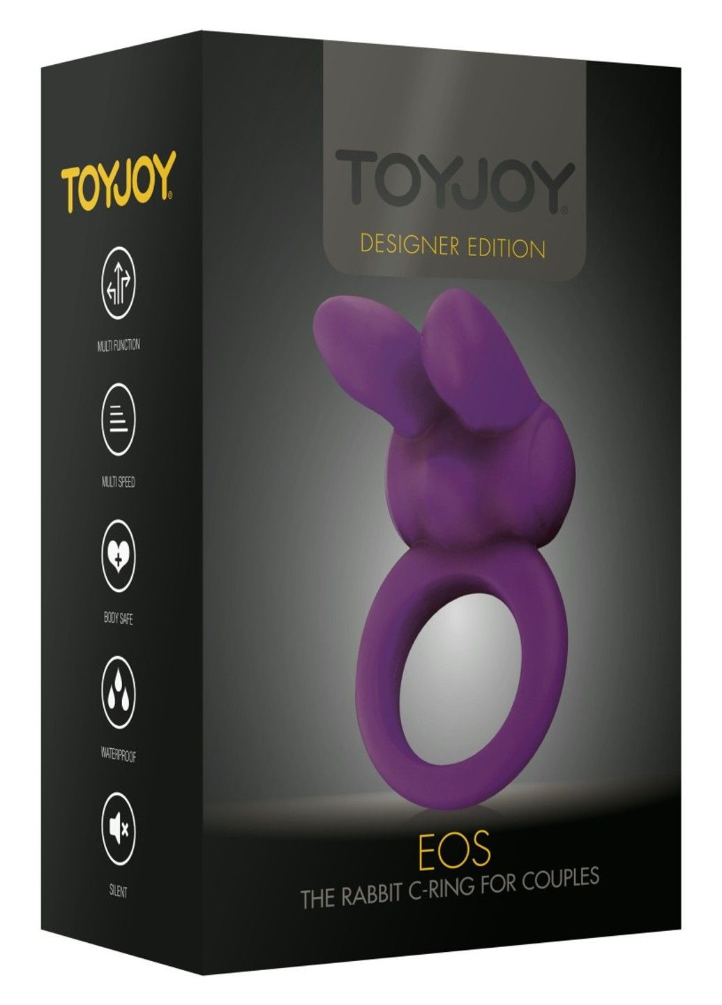Эрекционное вибро кольцо Eos the Rabbit C-Ring Toy Joy (289465742)