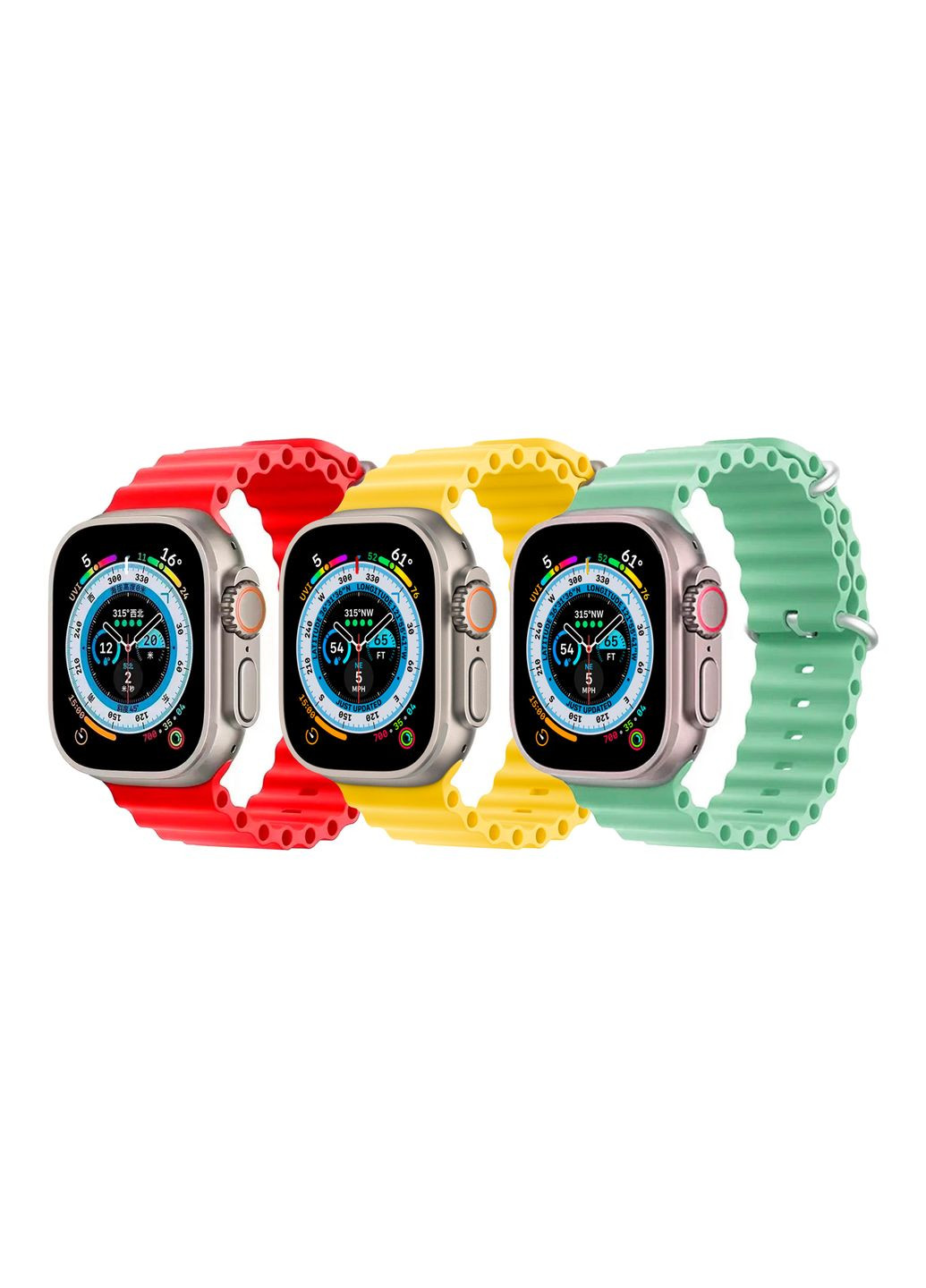 Ремінець для Apple Watch 42/44/45/49 mm Lilac No Brand Apple Watch Series (1-8) 42/44/49mm,Apple Watch Series 3 42mm (340913061)