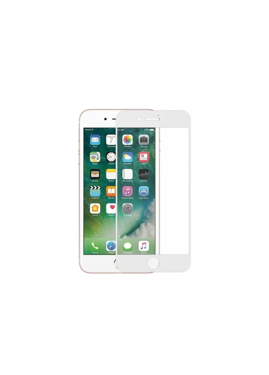 Загартоване захисне скло на Iphone 6 Повне покриття Біле X-level (335257703)