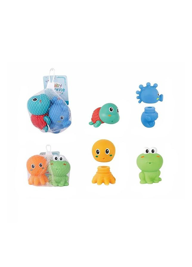 Іграшки для ванної колір різнокольоровий ЦБ-00239606 No Brand (282924874)