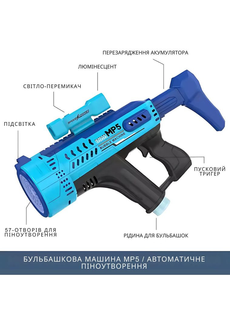 Мильні бульбашки для дітей, генератор мильних бульбашок, пістолет для мильних бульбашок на акумуляторі, зелений No Brand (346530778)