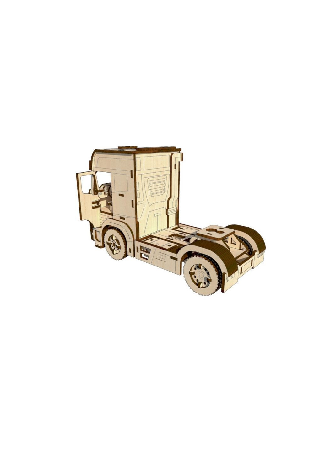 Дерев'яний конструктор "Вантажівка", 148 деталей Pazly (288187447)