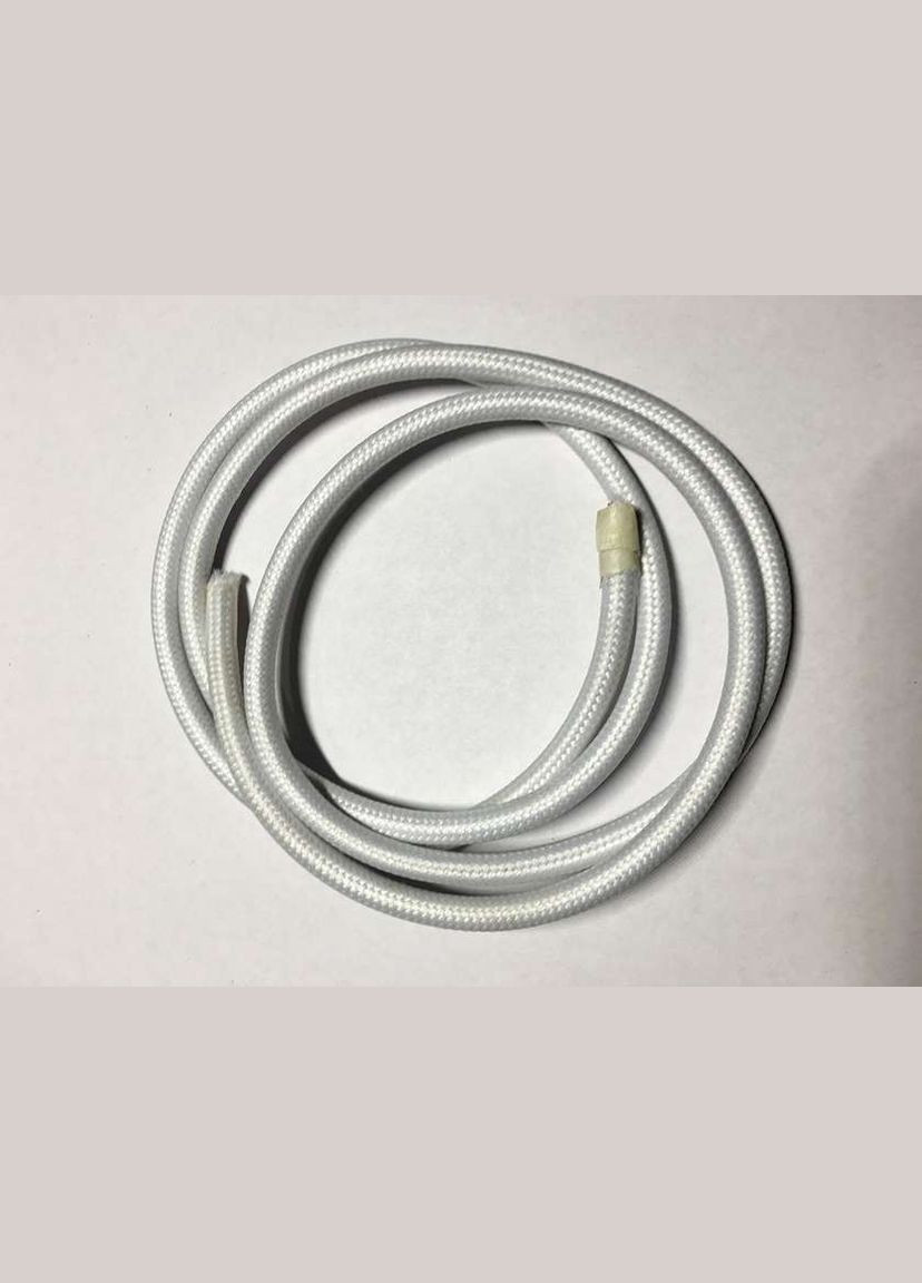 AMP кабель текстильний 2x0.75 white Levistella (282843699)