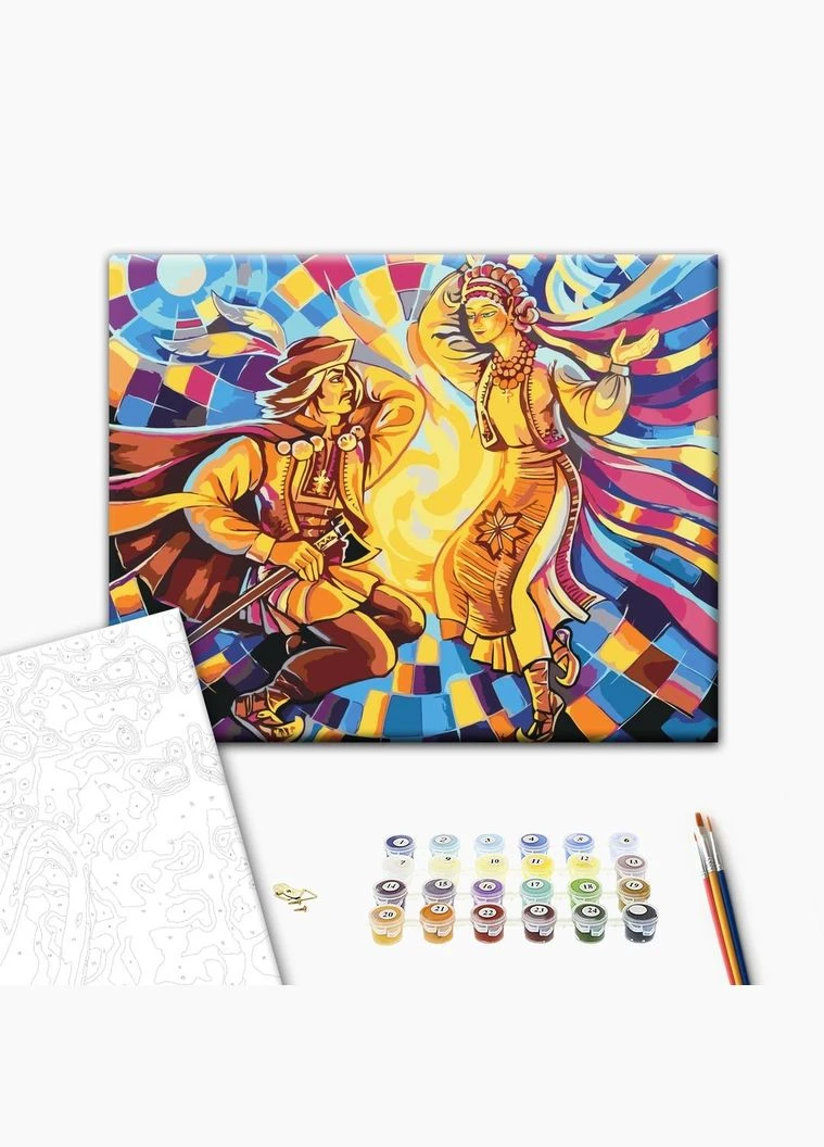 Картина за номерами 40х50 см "Коломийка ©Олег Лобурак" BS53316 / Brushme (329891381)