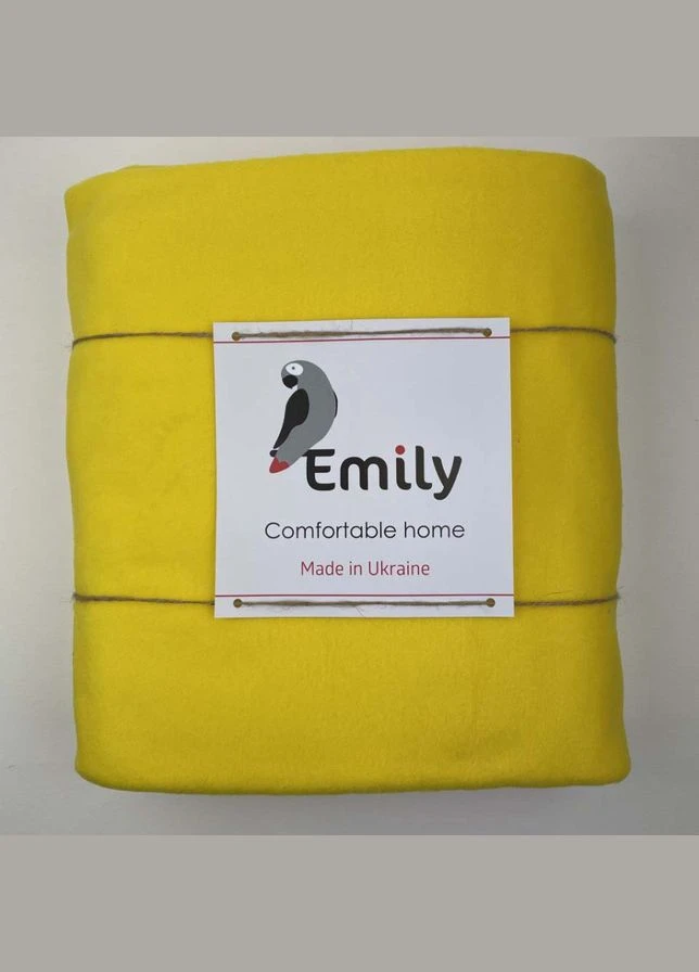 Плед Сomfort флисовый 150х210 см желтый (93964098) Emily (307088430)