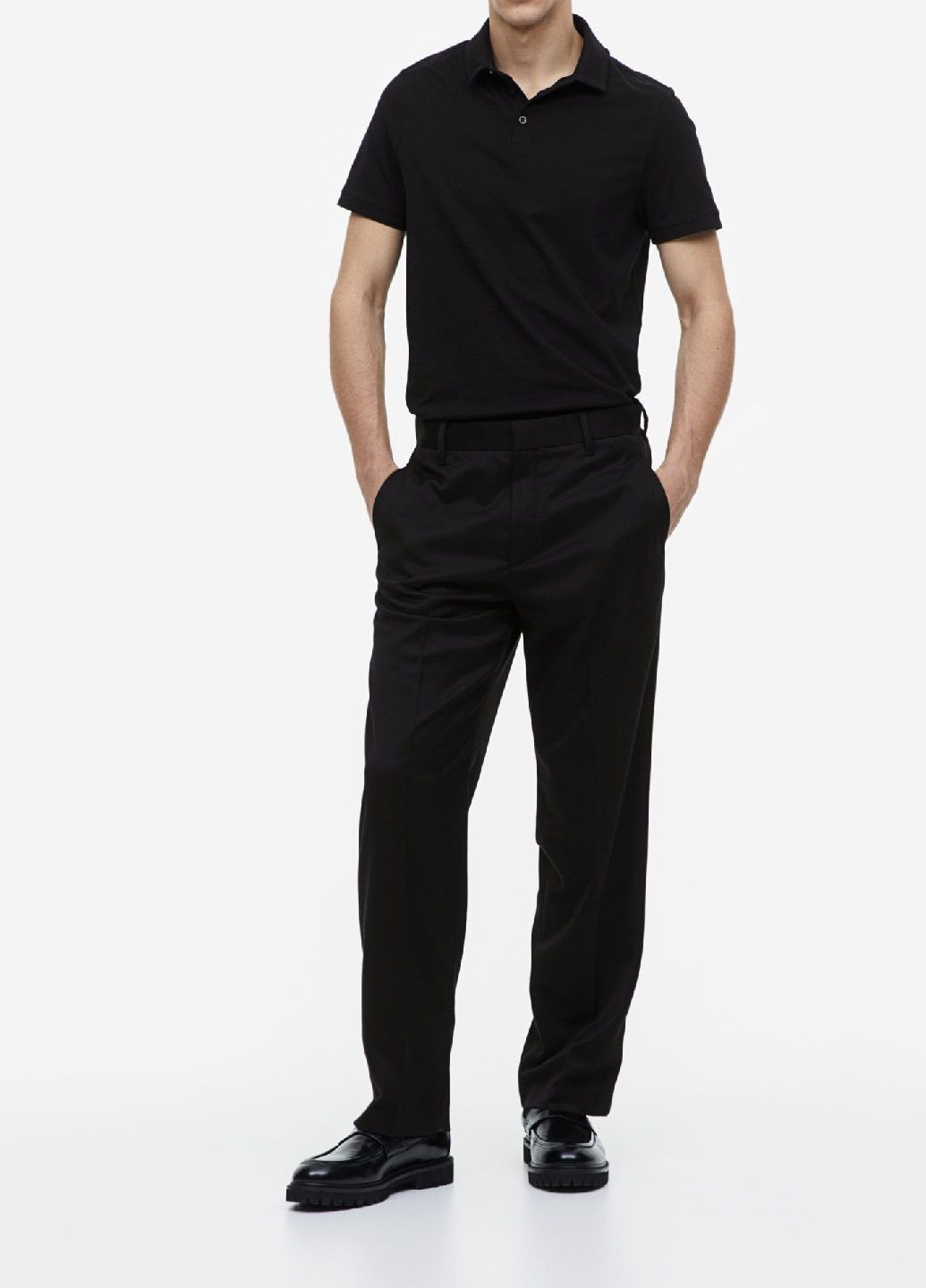 Черная футболка-футболка для мужчин H&M