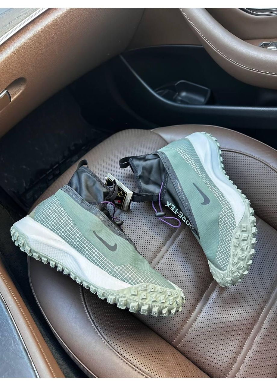 КРОССОВКИ ЖЕНСКИЕ NIKE ACG MOUNTAIN FLY GTX ‘CLAY GREEN НАЙК АСЖ МАУНС ФЛАЙ No Brand серые демисезоны (367170780)