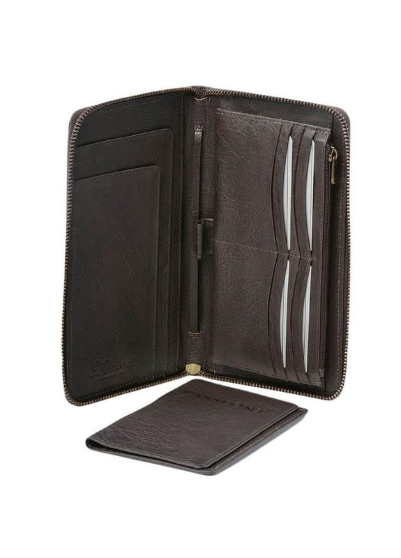 Портмоне дорожное TW01 Brown (TW01 BRN) Ashwood (324265284)