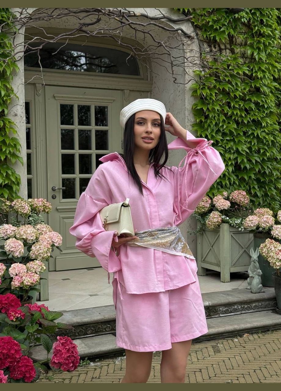 Женский костюм Лен No Brand (347176287)