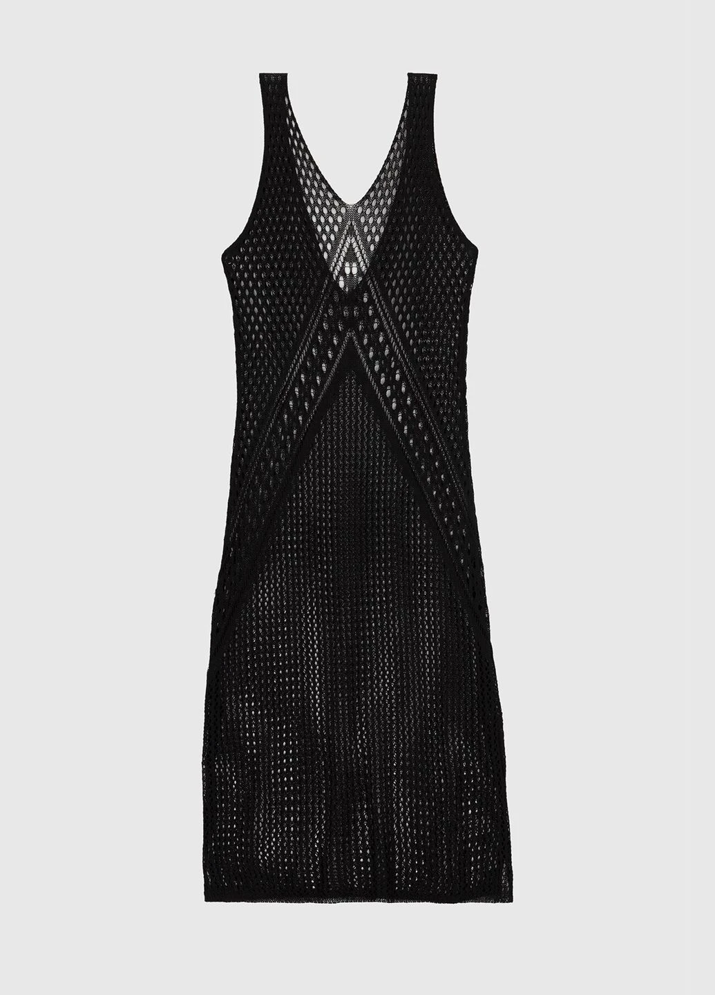 Туника пляжная однотонная женская 961 Черный shop (2000990356260) No Brand (372466787)