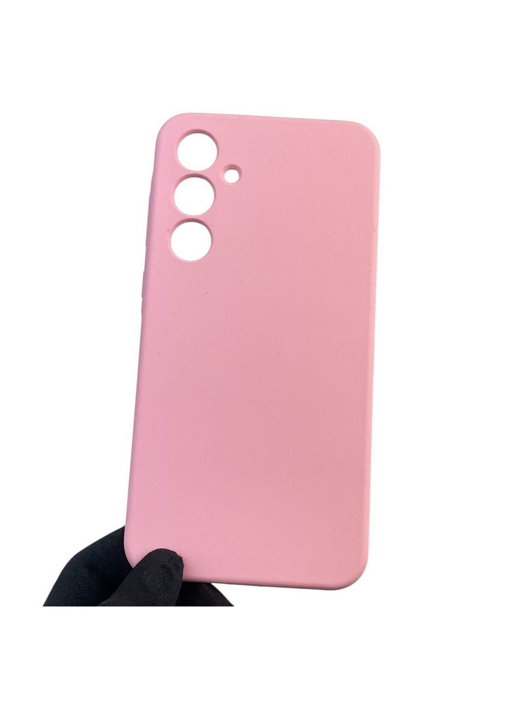 Чехол для Galaxy A35 5G (SM-A356B) силиконовый с микрофиброй нескользящий на самсунг а35 5г розовый Samsung (366386023)