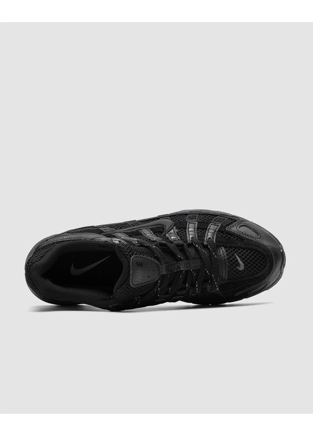 Черные летние кроссовки nike p-6000 premium triple black найк п-6000 No Brand