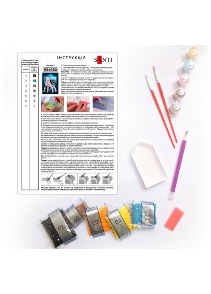 Картина по номерам Wednesday Thing is the best friend 30х40 см, алмазна мозаїка (954980) Santi Wednesday Thing is the best friend 30х40 см, алмаз (366066728)