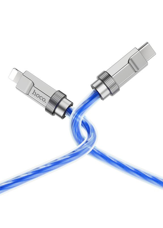 Кабель для зарядки с быстрой зарядкой PD20W Lightning Apple iphone U113 |3А/1м| Hoco (337351970)