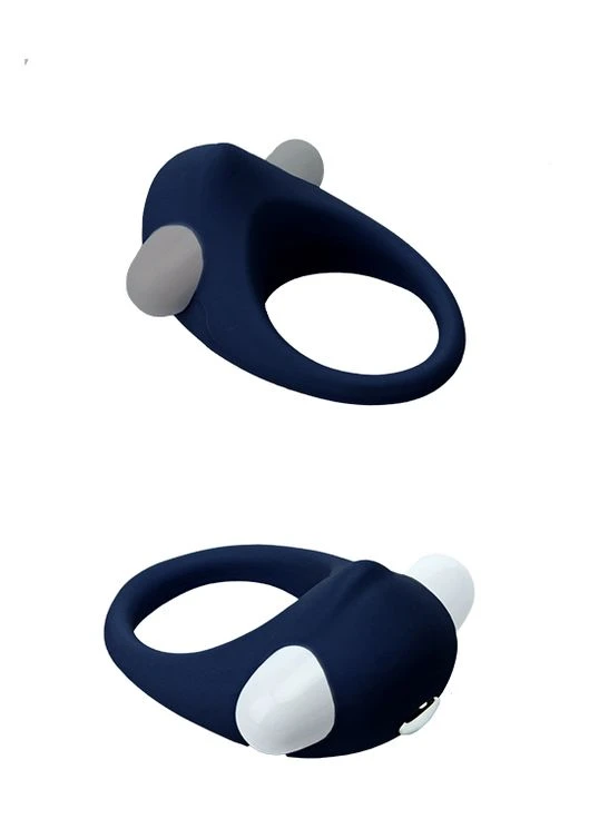Ерекційне віброкільце синього кольору RINGS OF LOVE Dream Toys (382842483)