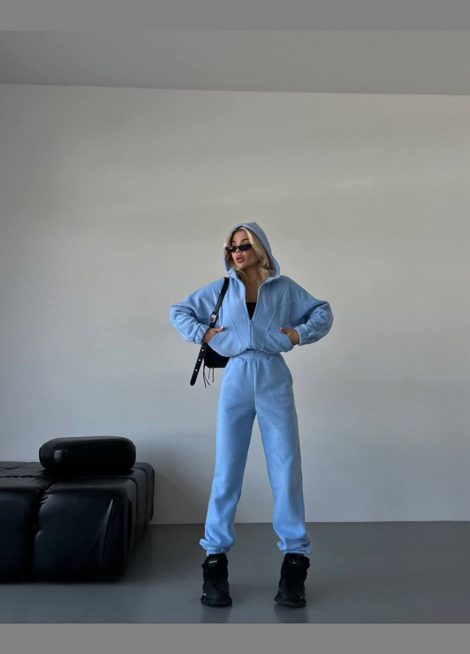 Женский спортивный костюм на флисе No Brand (308981702)