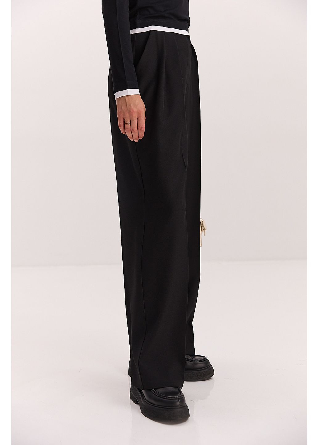 Женские палаццо со стрелками черные Arjen (353306032)