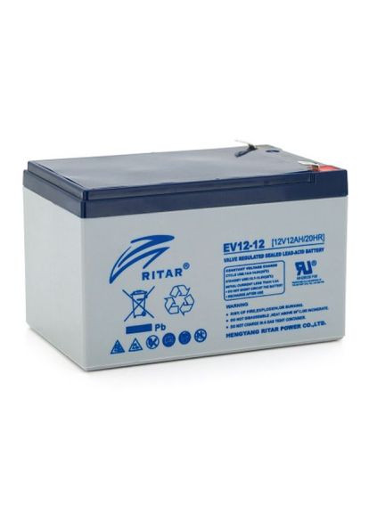 Батарея до ДБЖ (EV12-12) Ritar EV12-12, 12V 12Ah (366699546)