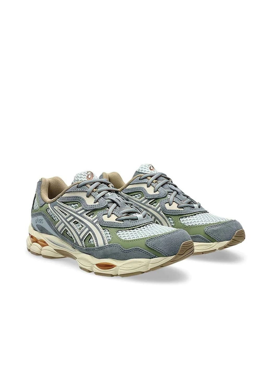 Сірі кросівки чоловічі gel nyc grey 1203a372-403 Asics