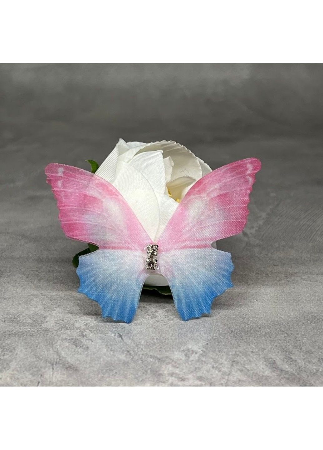 Бабочка шифоновая (двухслойная), размер ≈ 5*3,8 см, арт 018101, 1 шт No Brand (327878276)