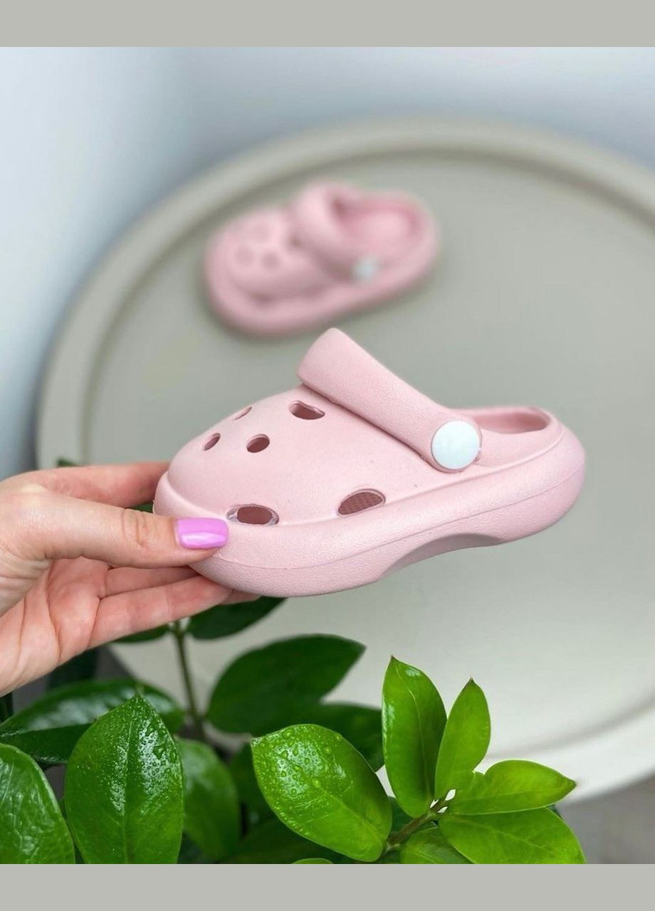 Детские крокси розовые 559 No Brand (316631178)