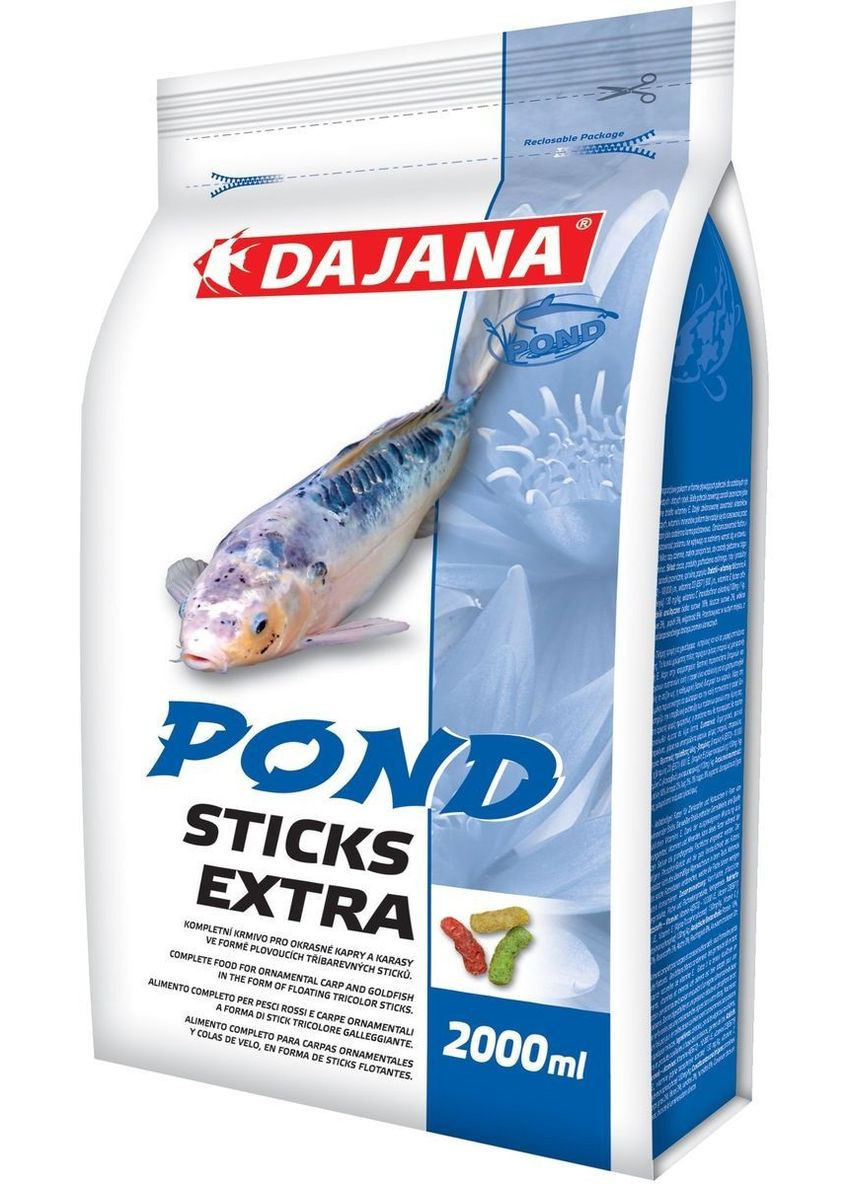 Корм для прудовых рыб Dajana Pond Sticks Extra палочки 160 г / 2000 мл (8594000255710) Dajana Pet (316135356)