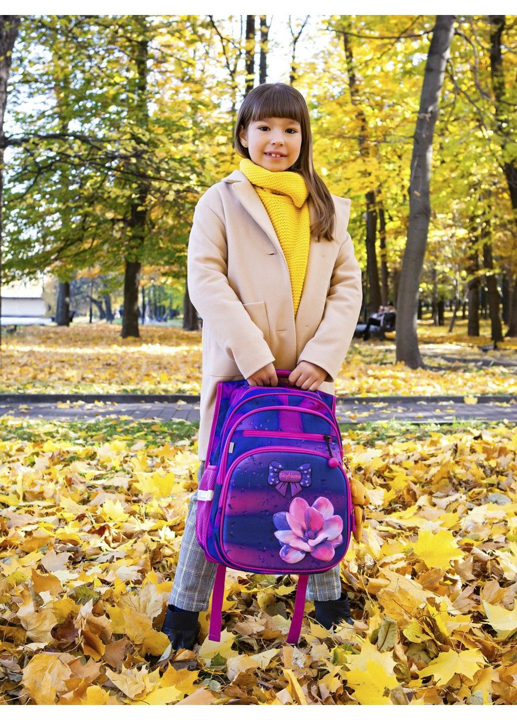 Набір шкільний для дівчинки рюкзак /SkyName R3-243 + мішок для взуття (фірмовий пенал у подарунок) Winner (291682944)