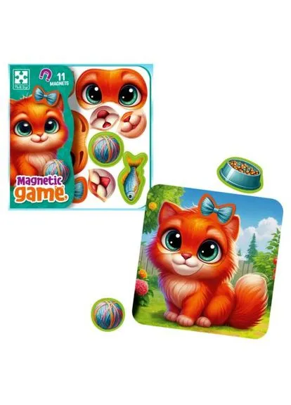 Гра розвиваюча магнітна "Емоції Кошеняти" (укр) Vladi toys (393260524)