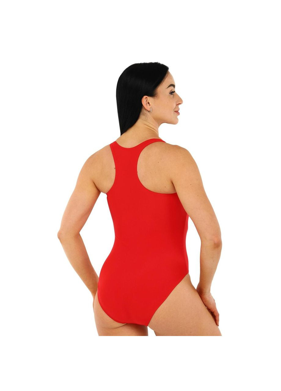 Красный летний купальник для плавания слитный женский splash 901774-600 Joma