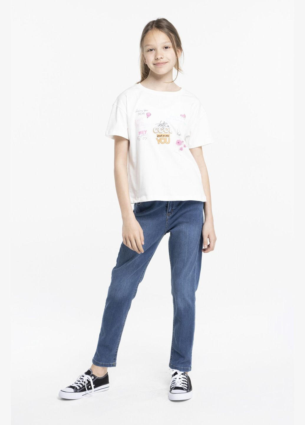 Джинси прямі для дівчинки 2102-3 152 см (2000989674191D) shop (2000989674191) Cemix (258957865)